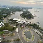 Water Fountain & Sea View Ancol Apartment